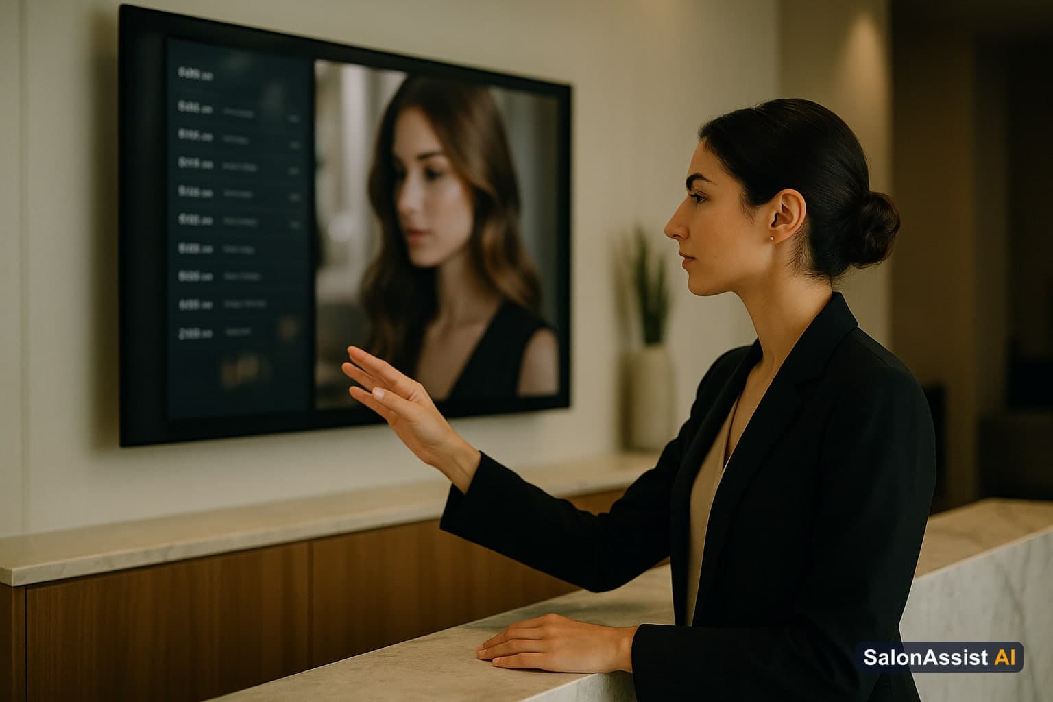Live Salon TV Lobby Display: Boost Client Experience & Efficiency
