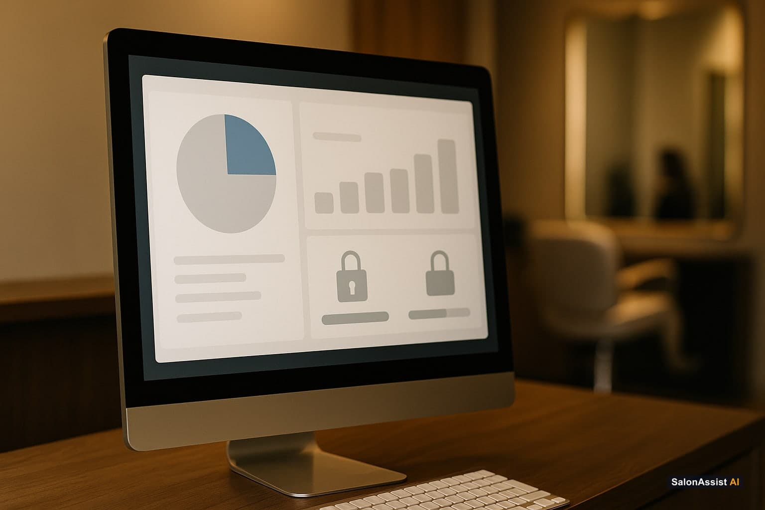 Salon software interface displaying automated membership billing and service access controls
